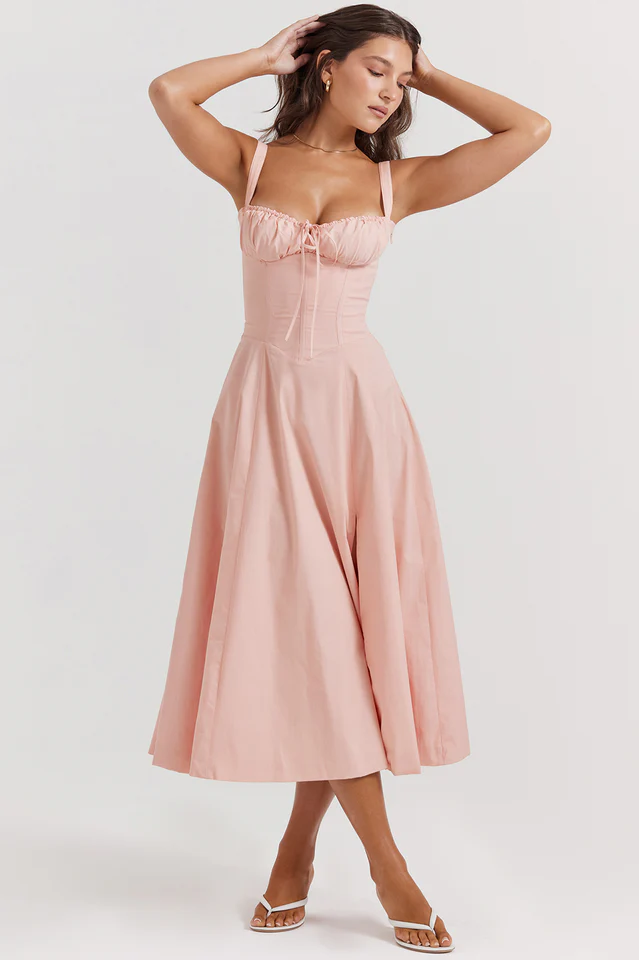 Carmen Pink Tunic Sundress - Image 4