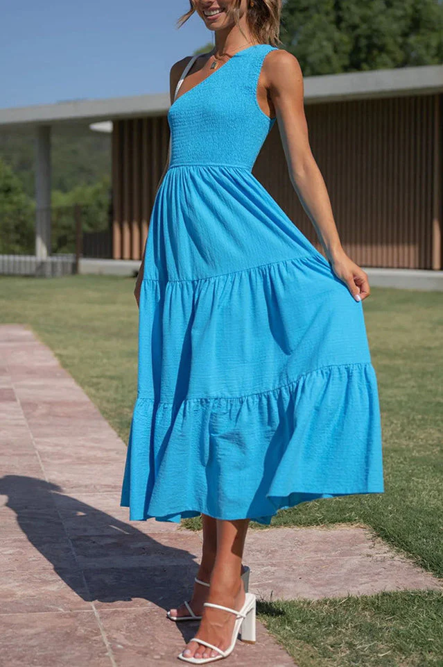 Cassy One Shoulder Abigail Dress - Image 10