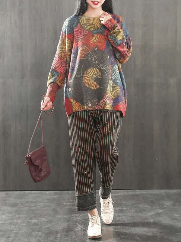 Cat n' Skeins Sweater Top - Image 2