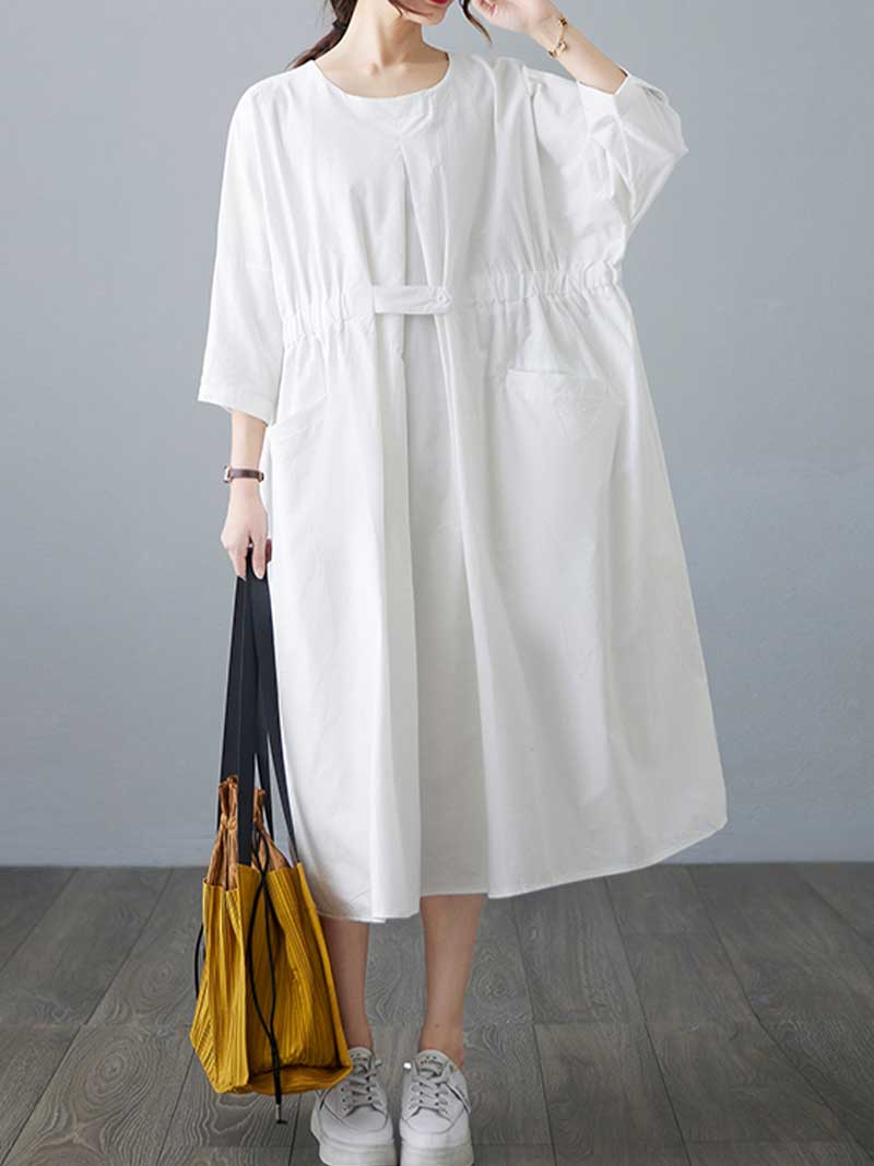 Celebration of Being Together Shapes Print Aline Dress - Image 2