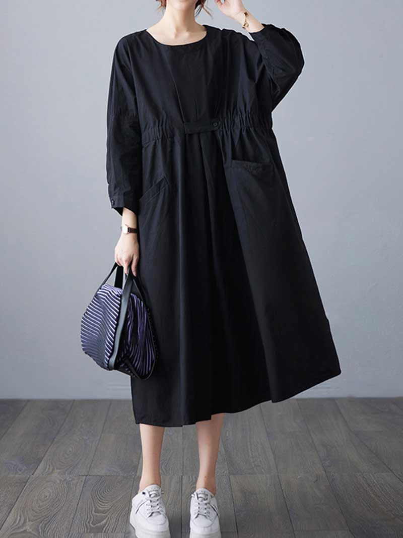 Celebration of Being Together Shapes Print Aline Dress - Image 3