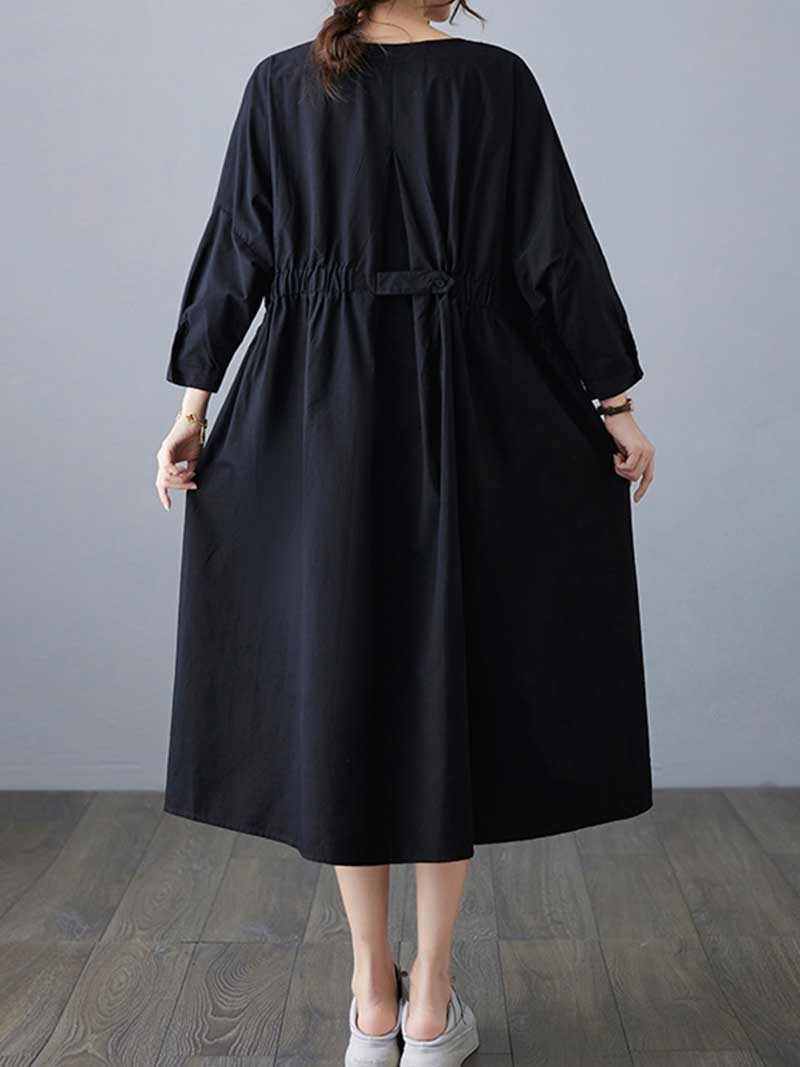 Celebration of Being Together Shapes Print Aline Dress - Image 6