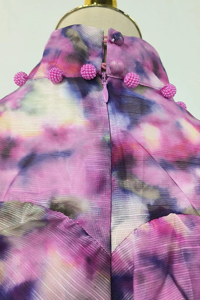 Celestial Frill Mini Dress - Image 7