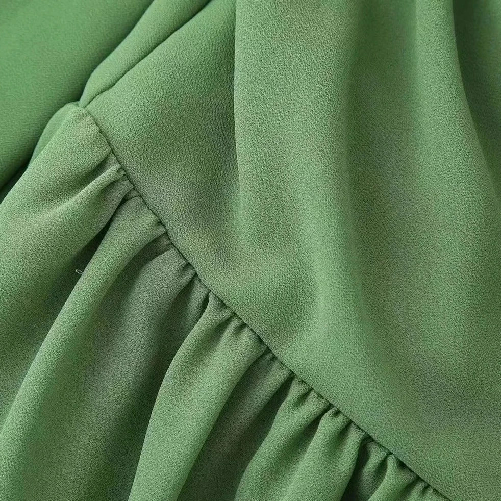 Hollow Out LANTERN Sleeve Mini Dress - Image 17