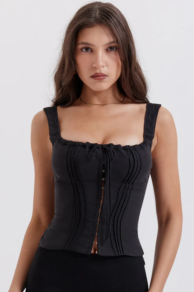 Chicca Blue Printed Top - Image 4