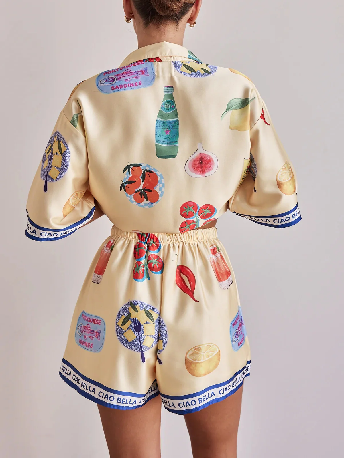 Chill Life Print Shorts Set - Image 4