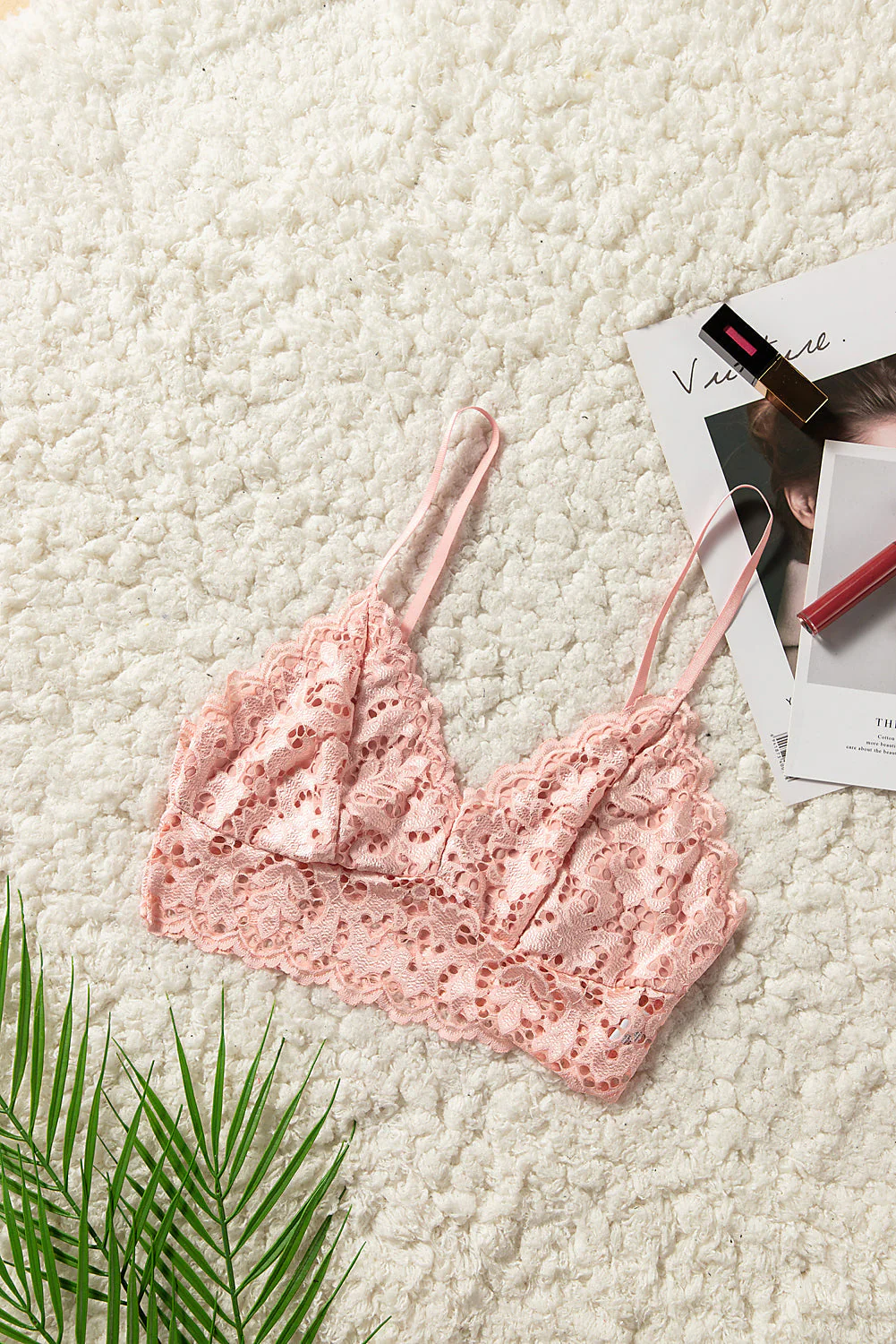 Chunky Lace Bralette Crop Top - Image 6