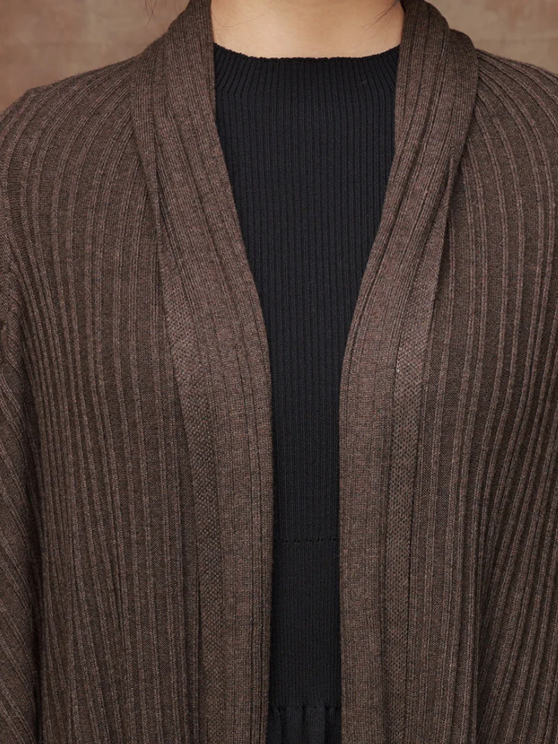 Classic Knitwear Comfy Street Hipster Knitted cardigan Coat - Image 3