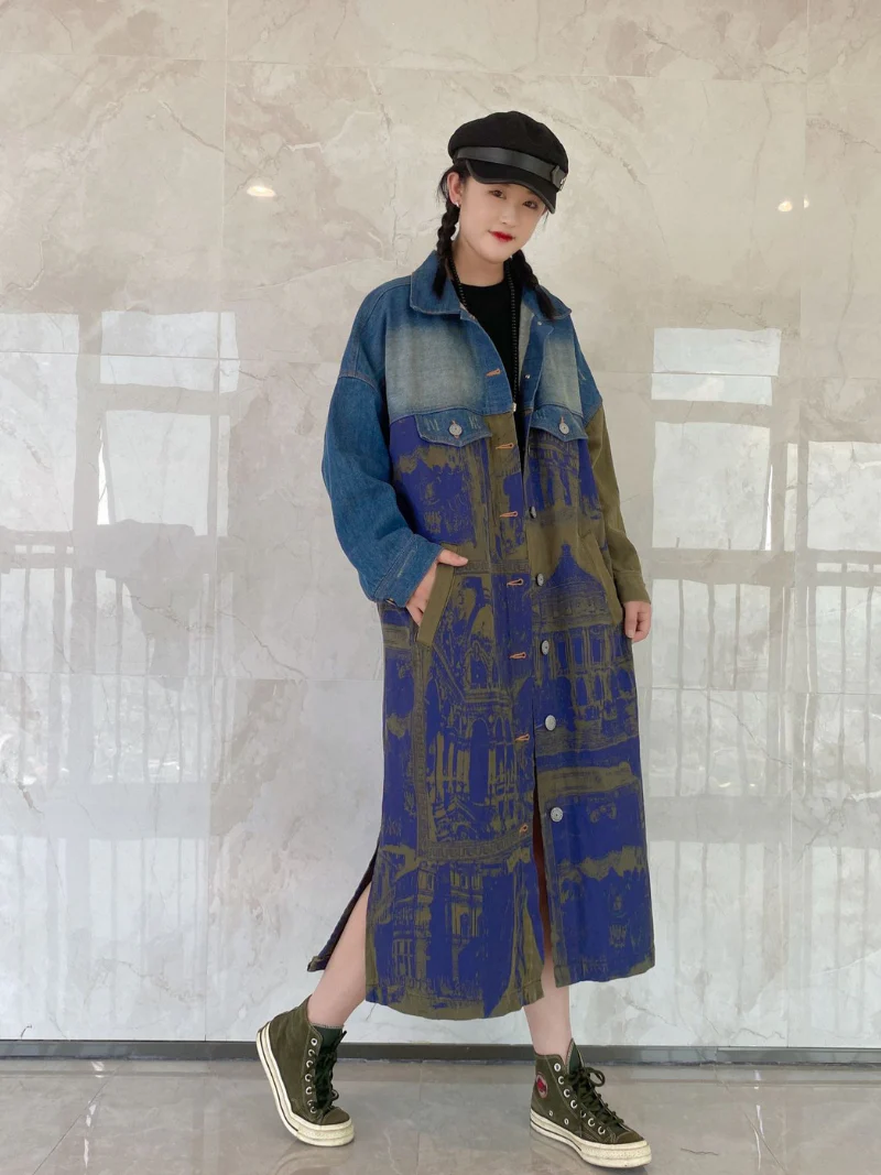 Classic Trench Loose Jacket Coat - Image 2