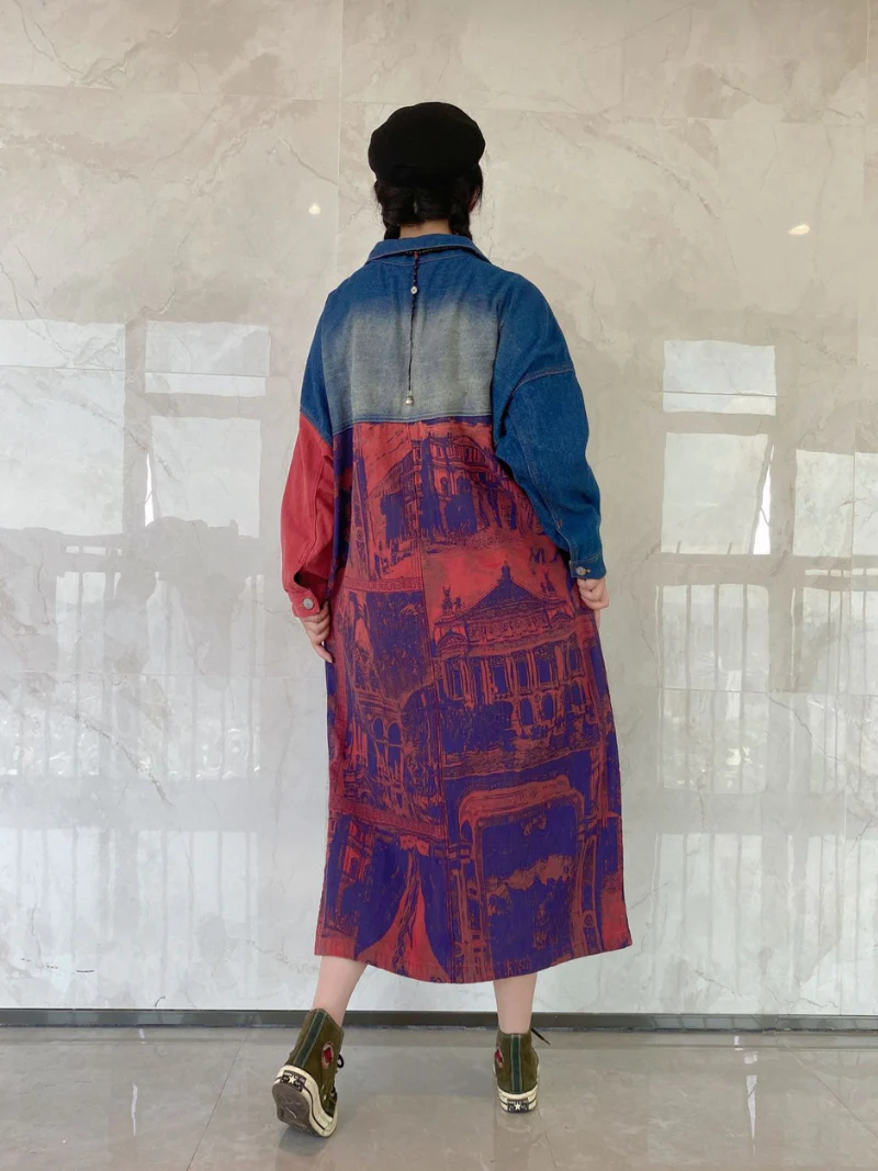 Classic Trench Loose Jacket Coat - Image 4