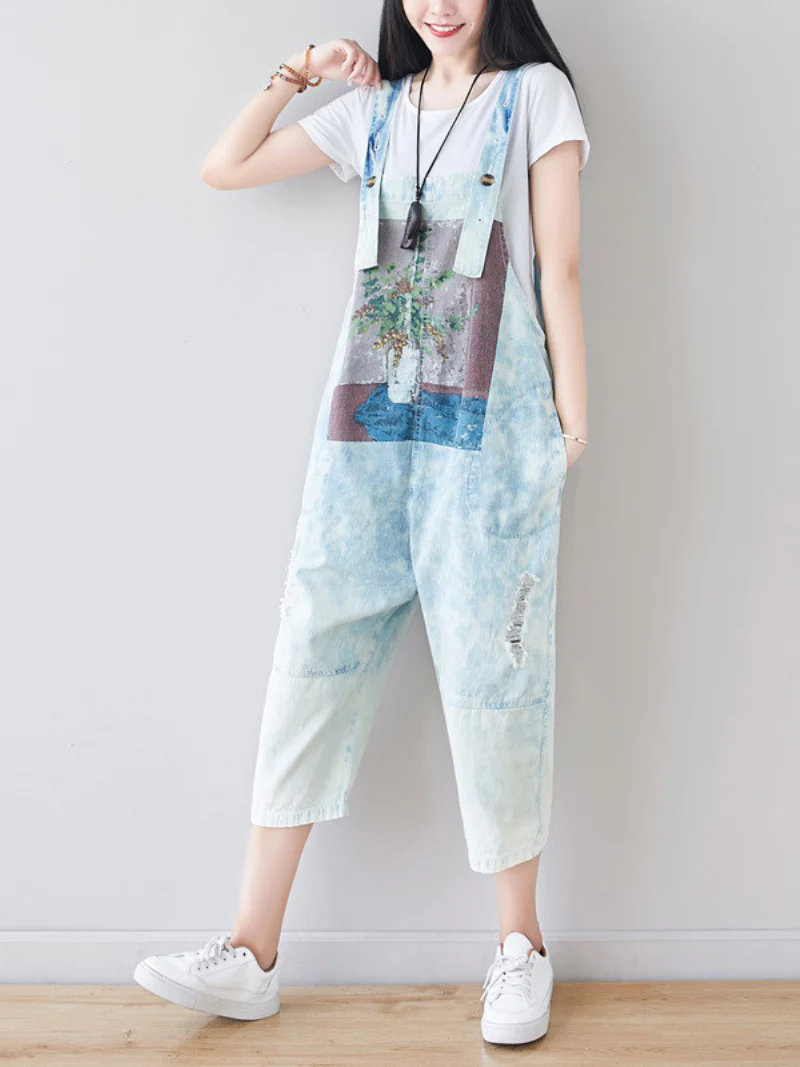 Close To My Heart Denim Blue Stylish Overall Dungarees - Image 3