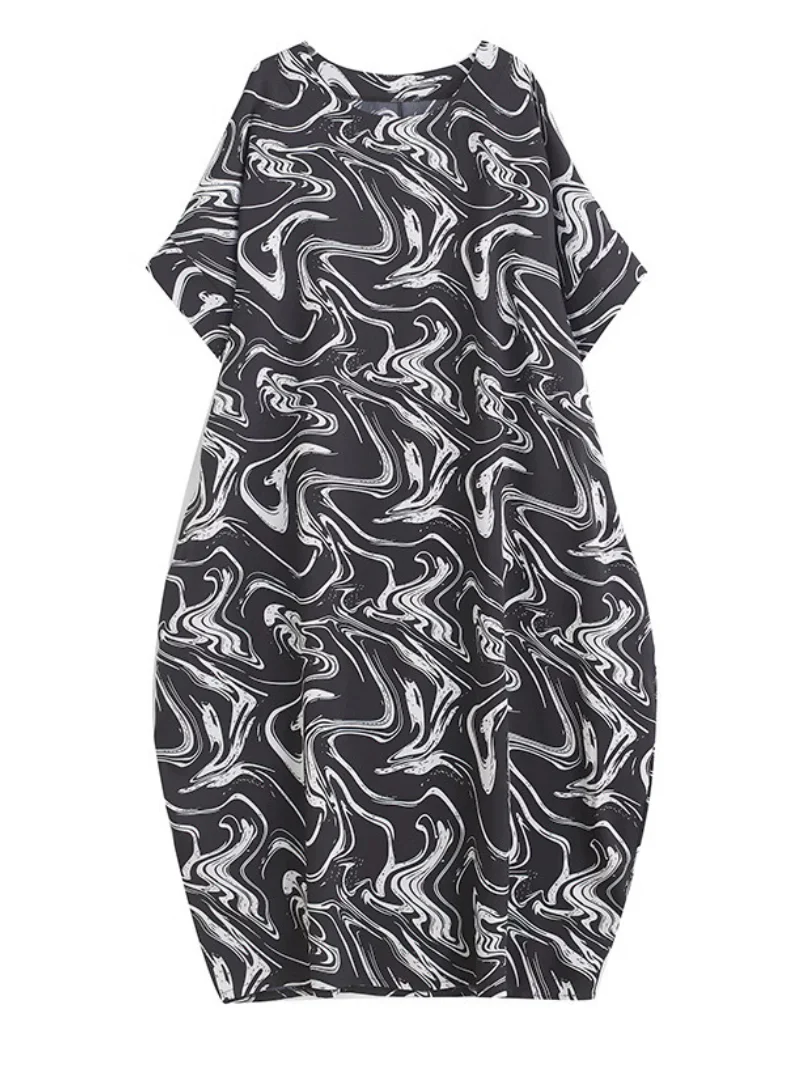 Close To My Heart Round Neck Kaftan Dress - Image 3
