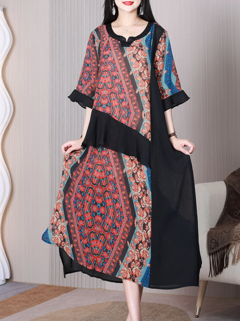 Close To My Heart V-neck A-line Dress - Image 2