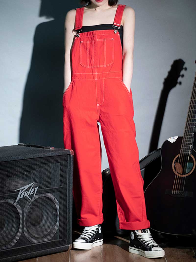 Close Your Eyes Denim Overall Dungarees - Image 4