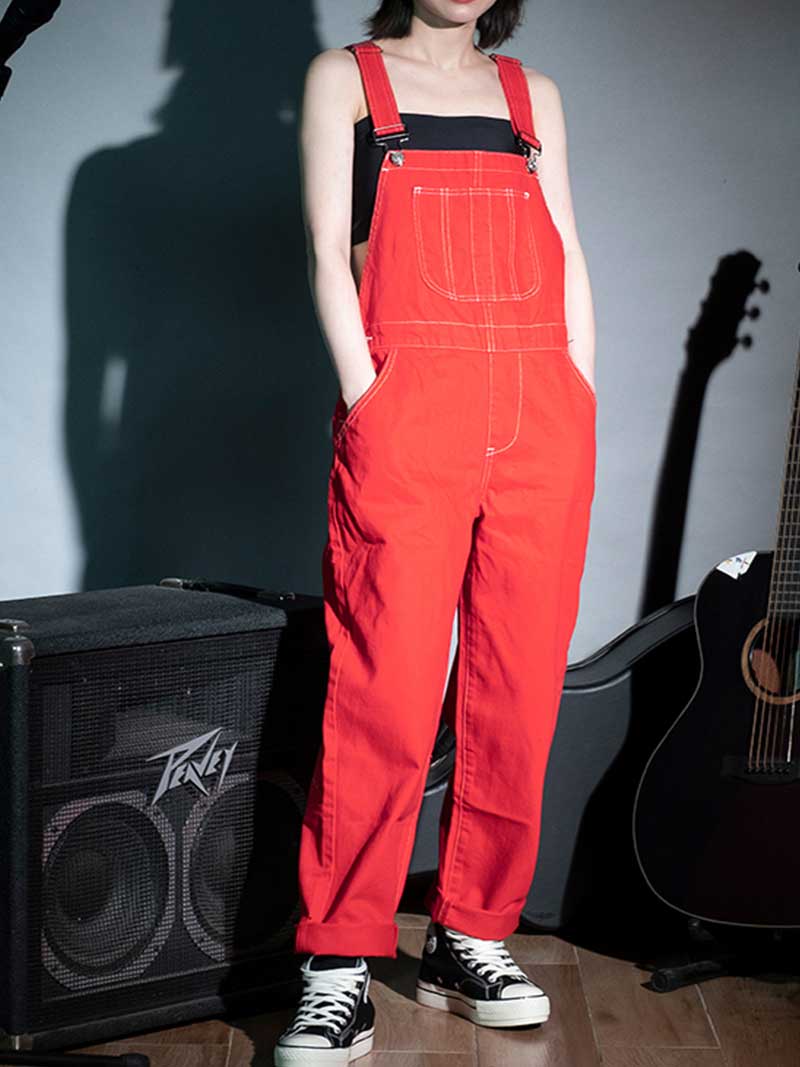 Close Your Eyes Denim Overall Dungarees - Image 5