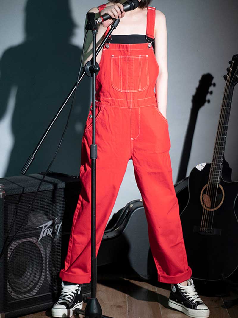 Close Your Eyes Denim Overall Dungarees - Image 6