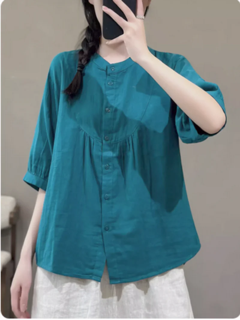 Close Your Eyes Half Sleeve Tops - Image 7