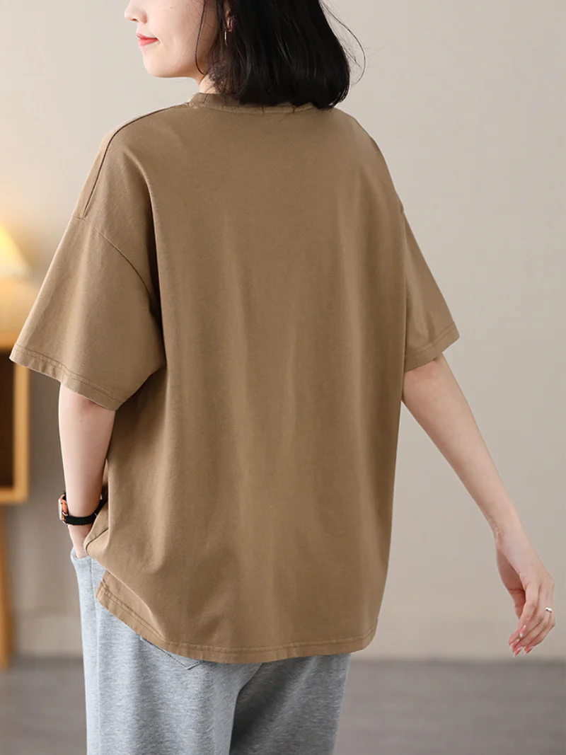 Close Your Eyes Loose Round Neck Top - Image 3