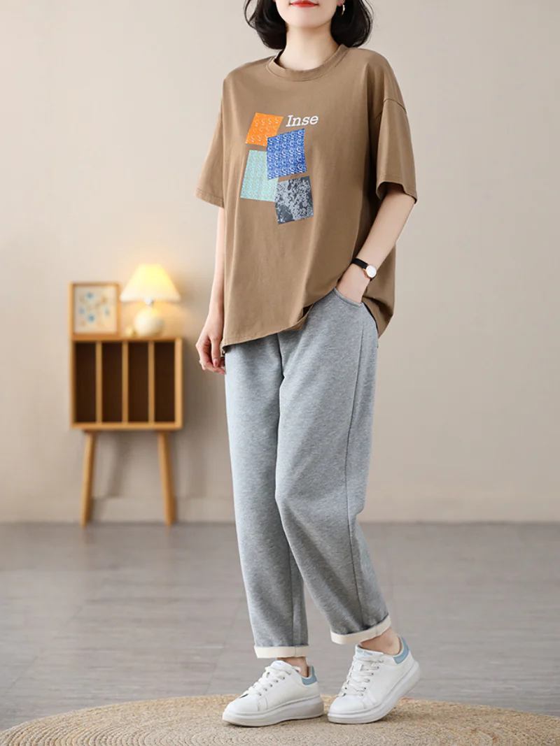 Close Your Eyes Loose Round Neck Top - Image 5
