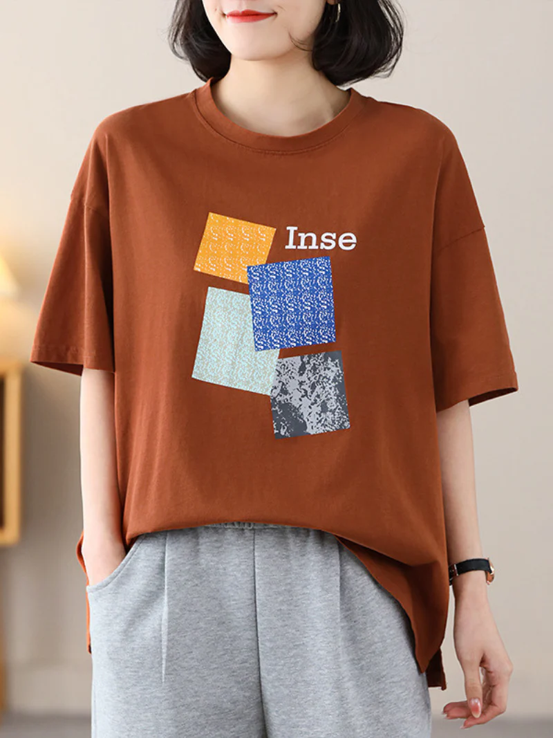Close Your Eyes Loose Round Neck Top - Image 7