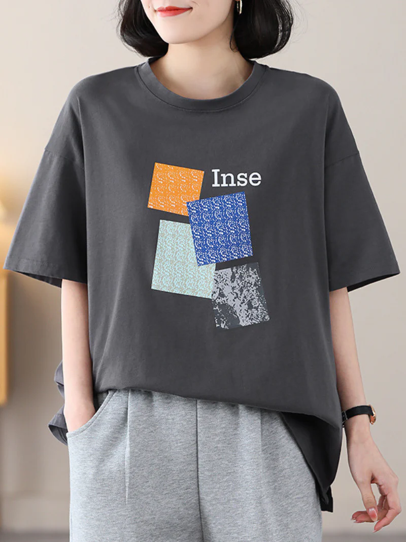 Close Your Eyes Loose Round Neck Top - Image 9