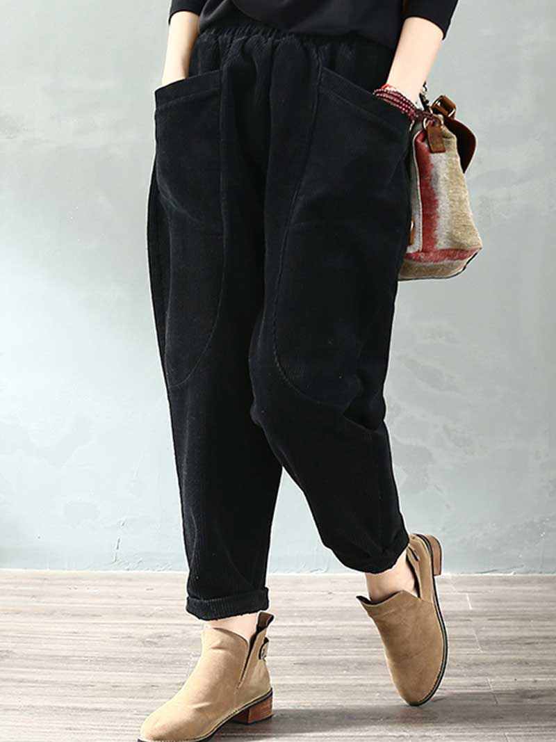 Colorful Choice Elastic Waist Retro Pant - Image 2