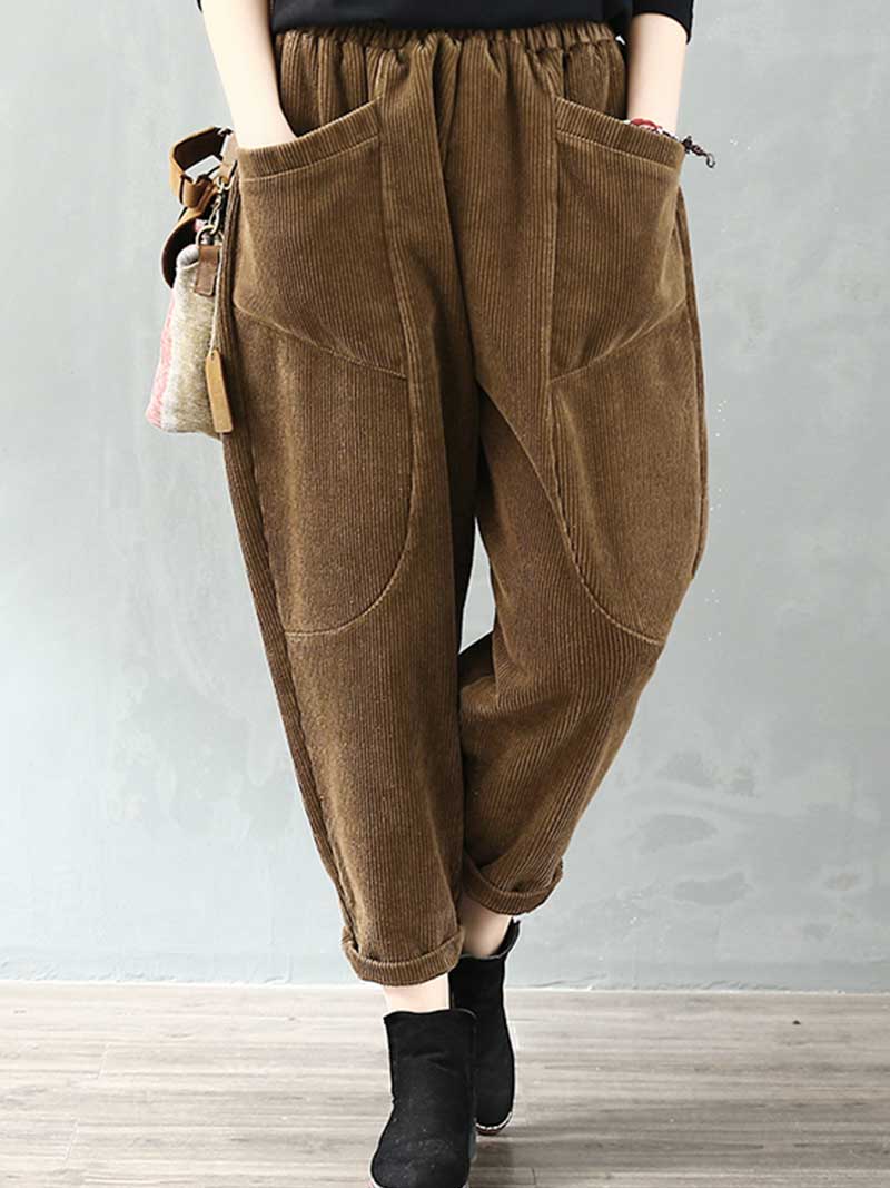 Colorful Choice Elastic Waist Retro Pant - Image 3