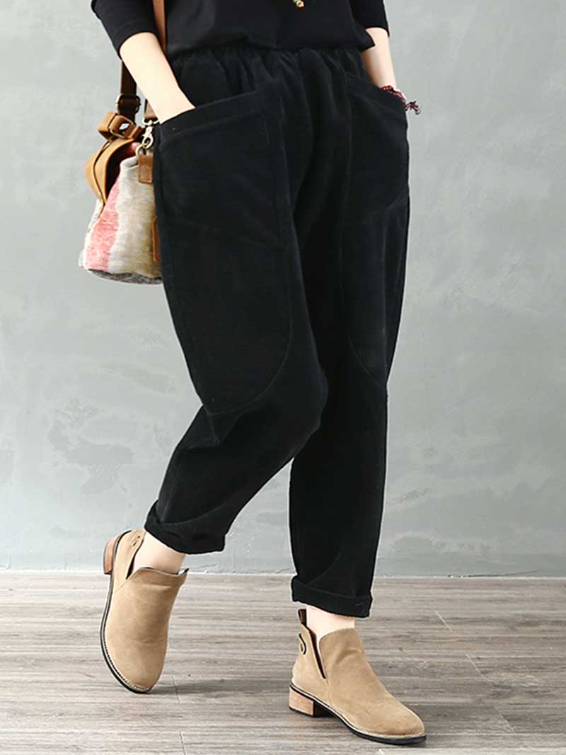 Colorful Choice Elastic Waist Retro Pant - Image 5