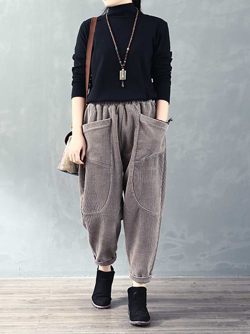 Colorful Choice Elastic Waist Retro Pant - Image 7