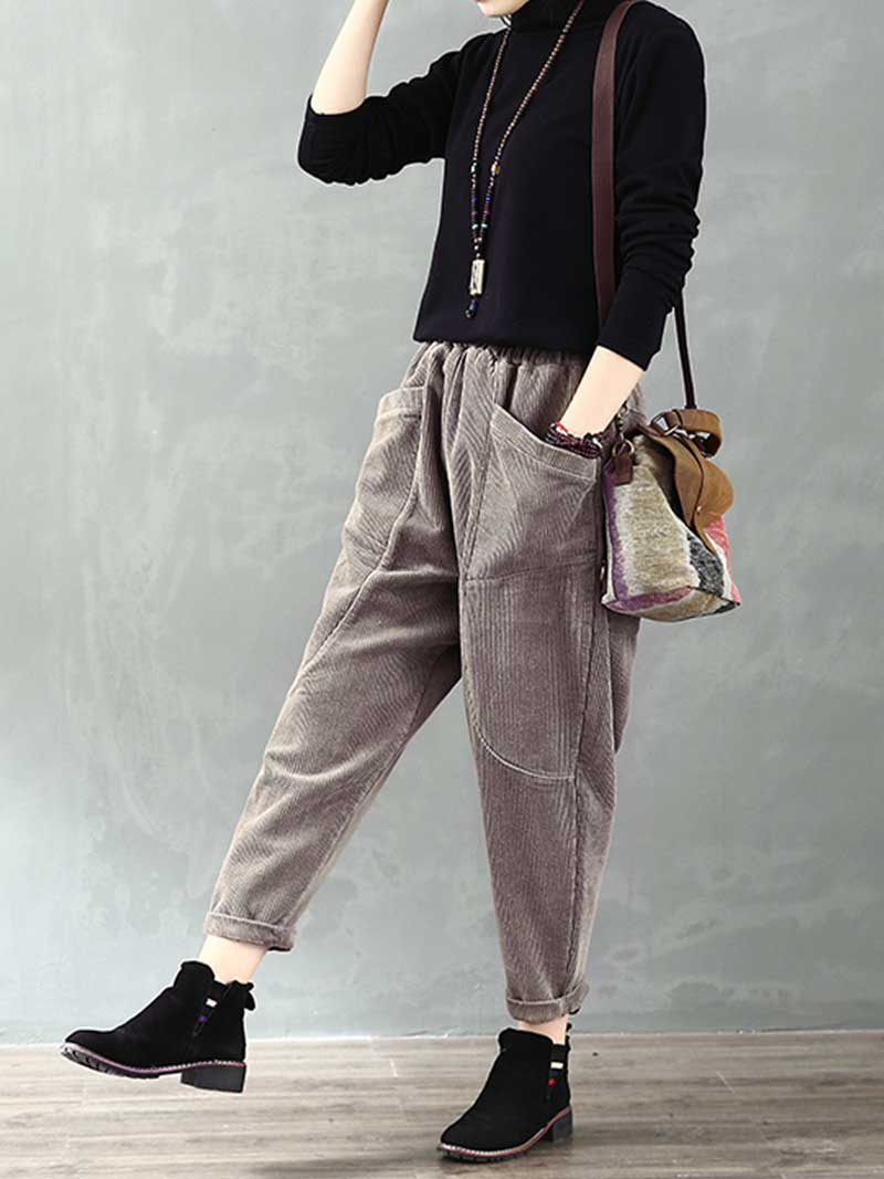 Colorful Choice Elastic Waist Retro Pant - Image 9