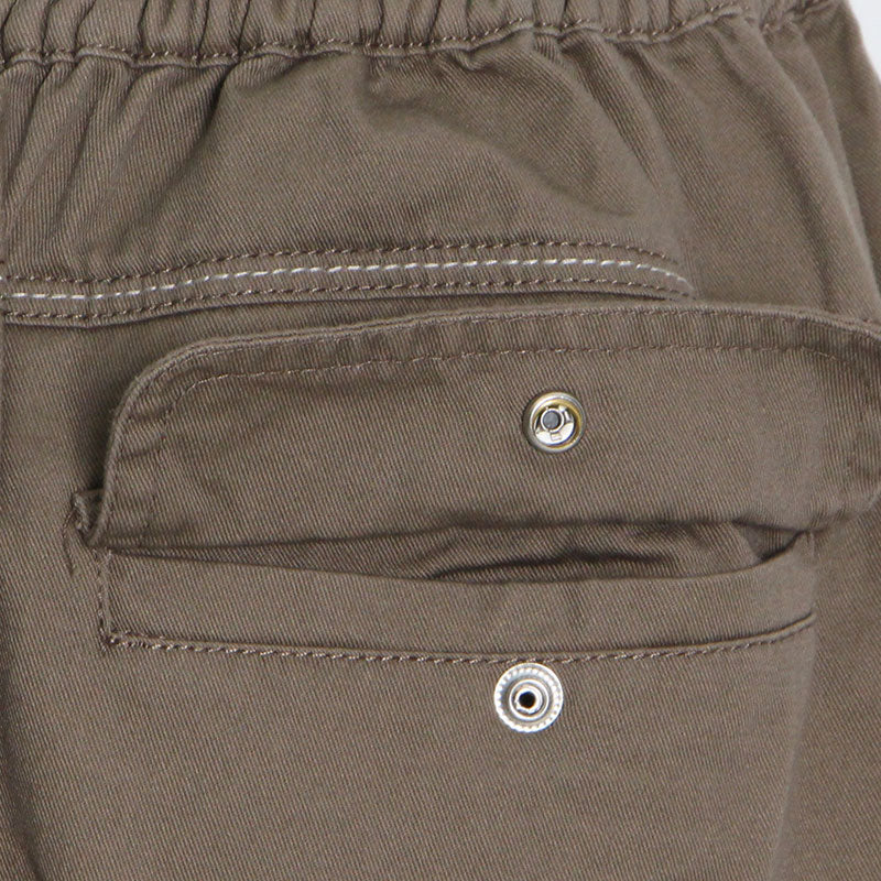 Cool High Rise Drawstring Front Zip Patch Pocket Cargo Midi Skirt - Coffee - Image 5