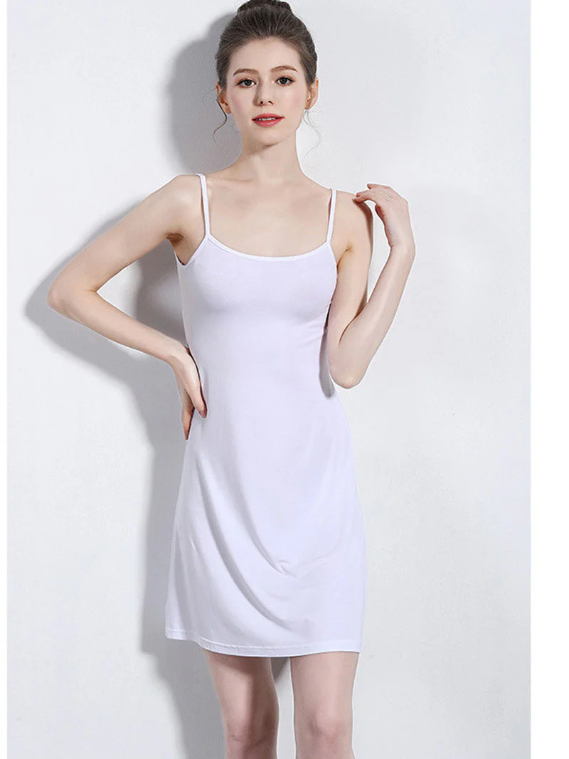 Cotton Summer Slip Vest - Image 2