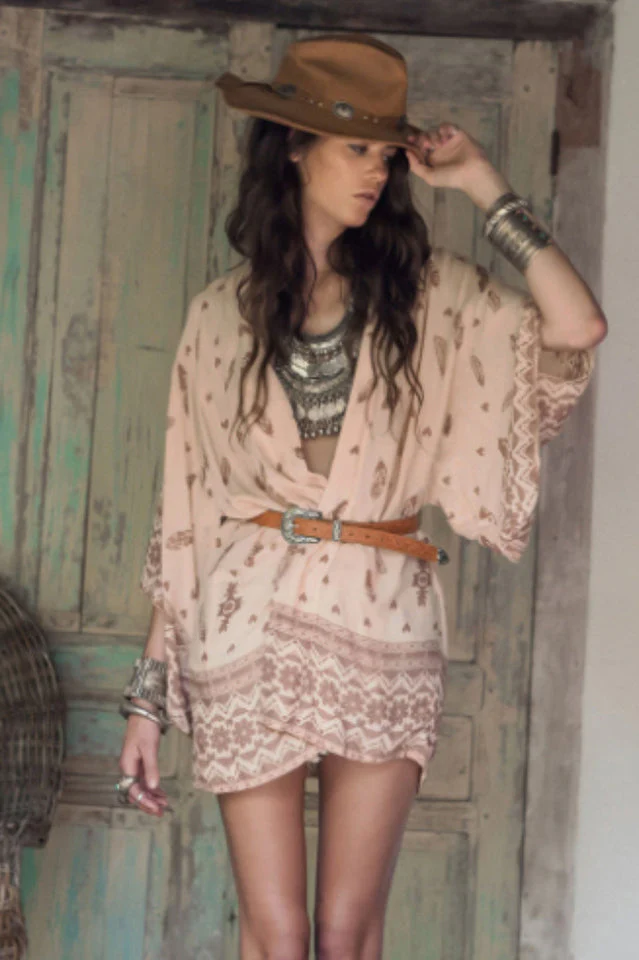 Cow Pattern Chiffon Bikini Cardigan - Image 2