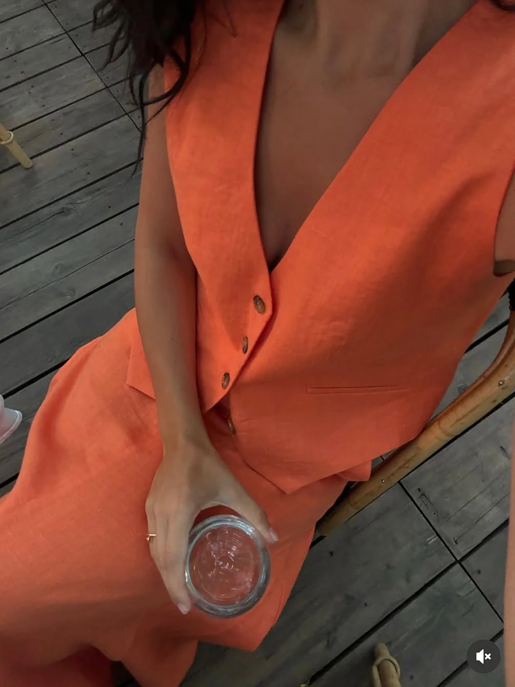 Cozy Linen Skirt Set - Image 6