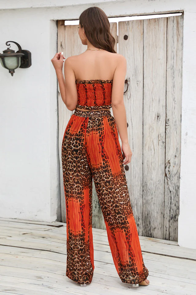 Crimped Top-Pant Printed 2pc Set - Image 5