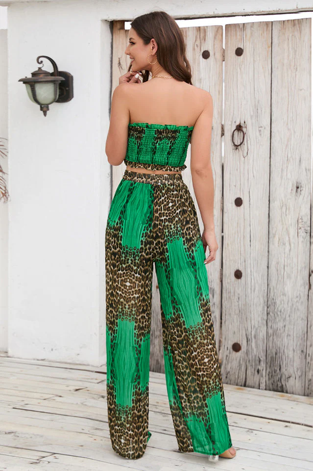 Crimped Top-Pant Printed 2pc Set - Image 7
