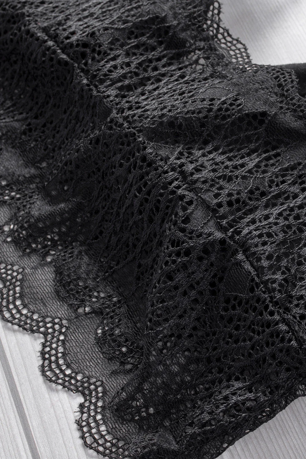 Criss Cross Spaghetti Strap Lace Bralette - Image 26