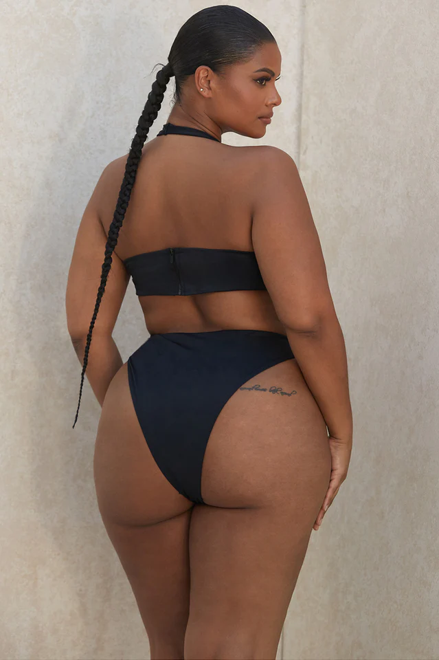 Crossover Halter One Piece Swimsuit - Image 6