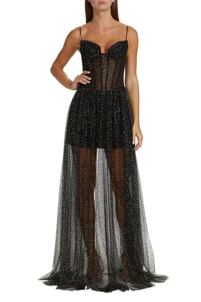 Crystal Embellished Corset Gown - Image 4