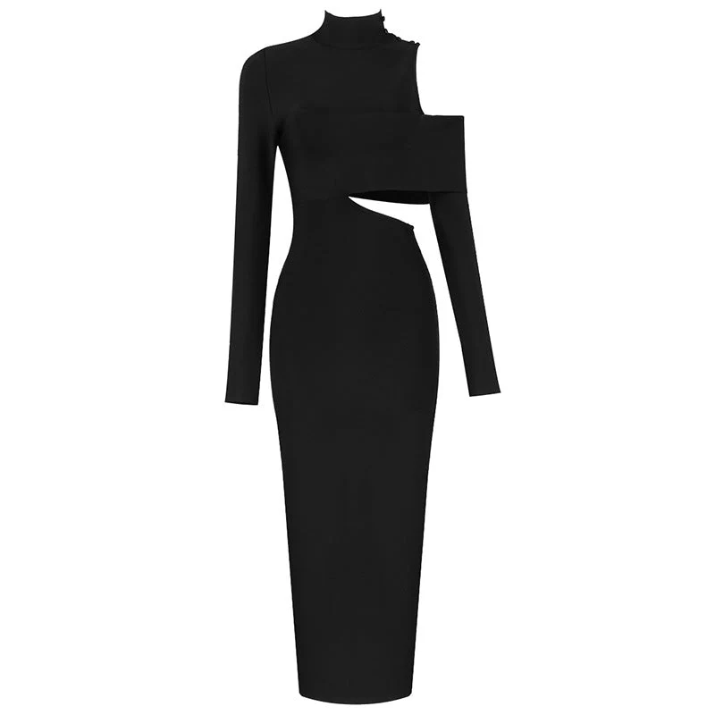 ZALCA Cutout Maxi Bandage Dress - Image 5