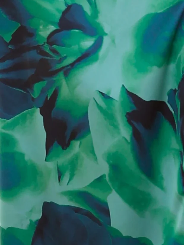 Cutout Split Printed Dress - Image 4