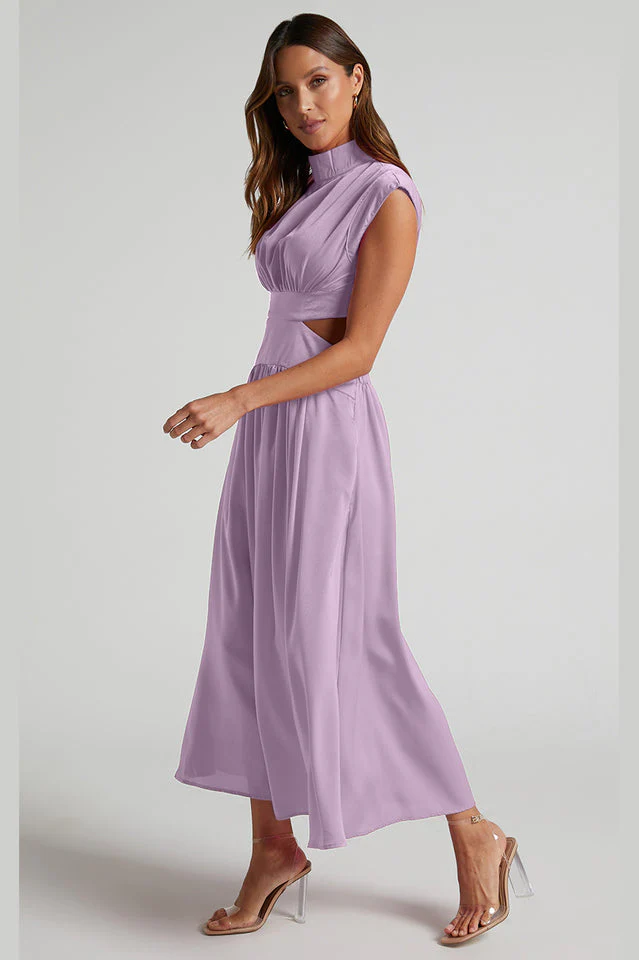 Cutout Waist Midi Dress - Image 2