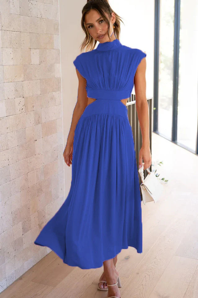 Cutout Waist Midi Dress - Image 8