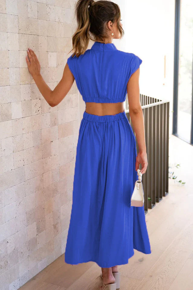 Cutout Waist Midi Dress - Image 9