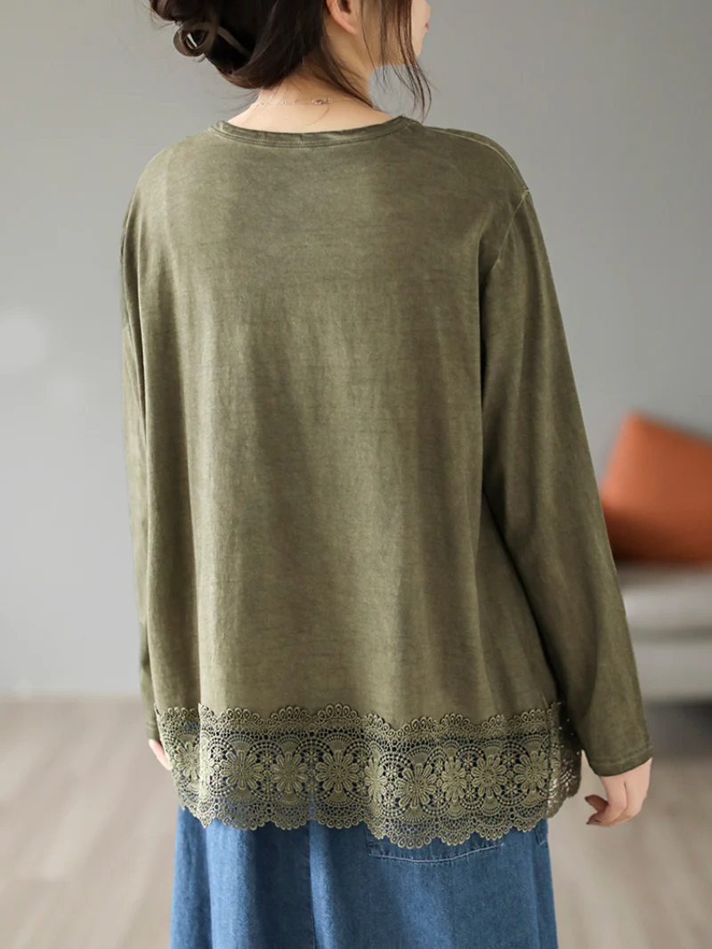 Daily Ritual Cotton Round Neck Top - Image 4