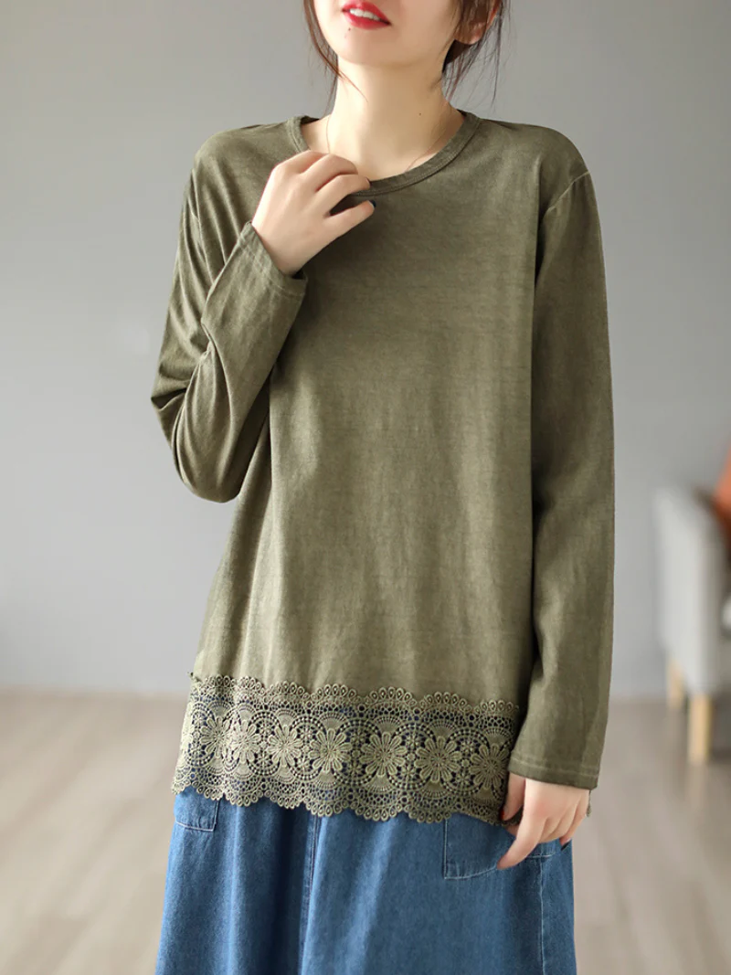 Daily Ritual Cotton Round Neck Top - Image 8