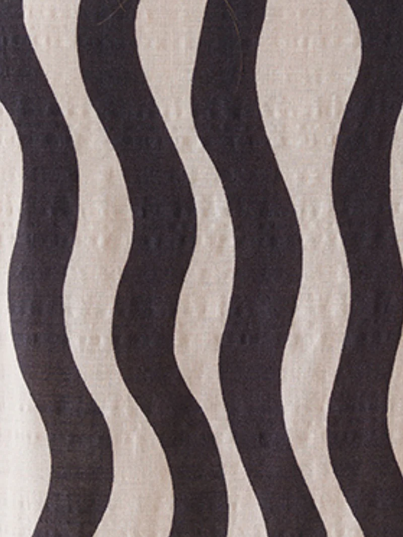 Daily Ritual Round Neck Bat Sleeves Kaftan Dress - Image 3