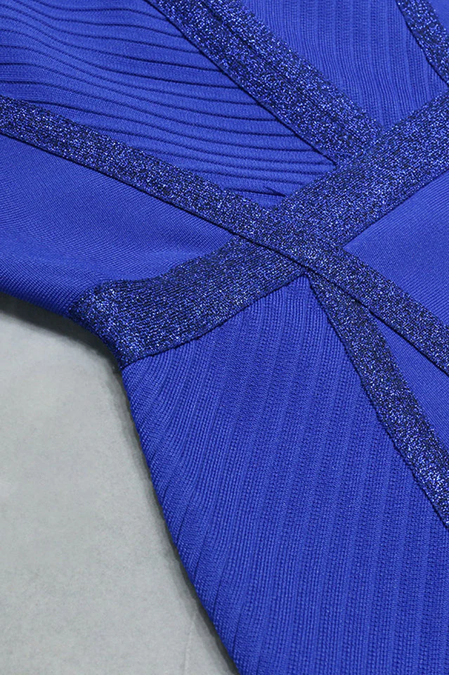 Dama Halter Midi Bandage Dress - Image 14