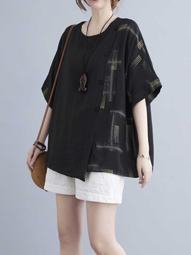 Day Will Come Buttons T-Shirt Casual Top - Image 10