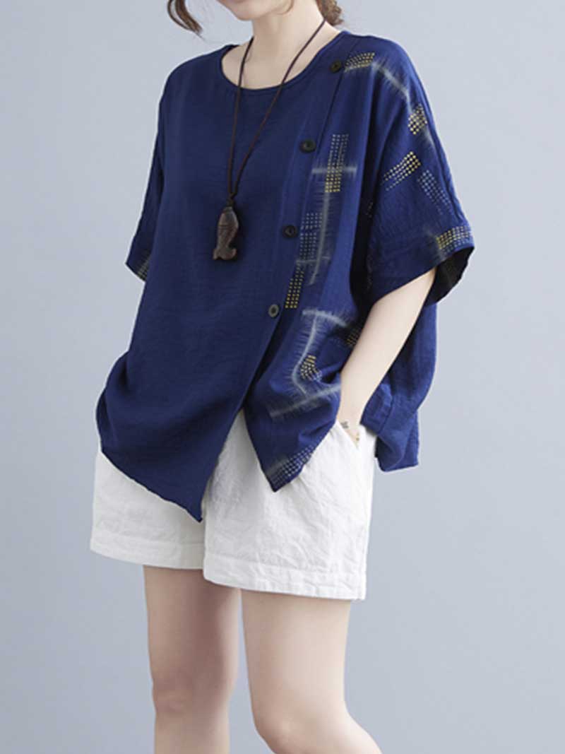 Day Will Come Buttons T-Shirt Casual Top - Image 11
